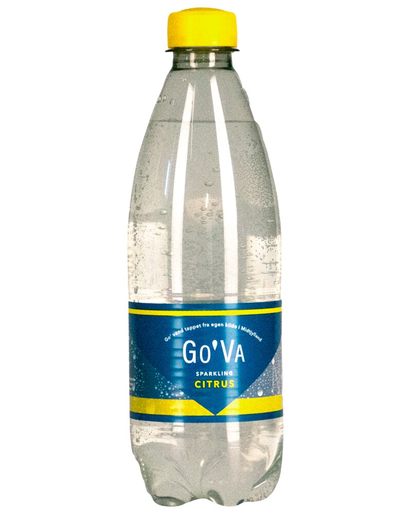 Go'VA - Vand med brus og citron 50cl inkl. pant