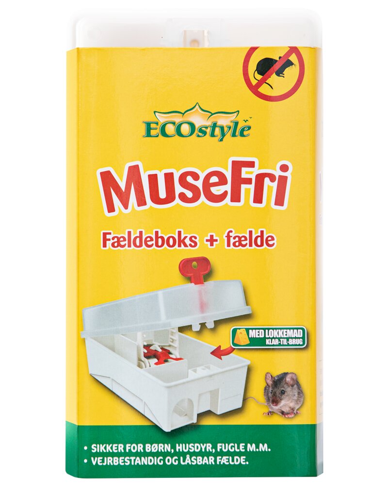 ECOstyle MuseFri Fældeboks inkl. fælde