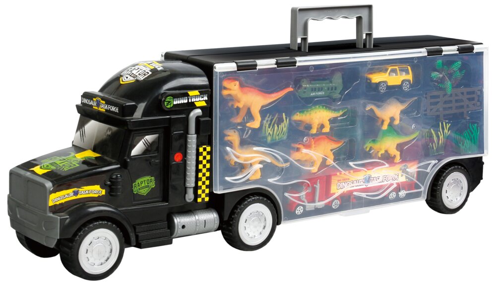 Lastbil med dinosuar - Assorteret design