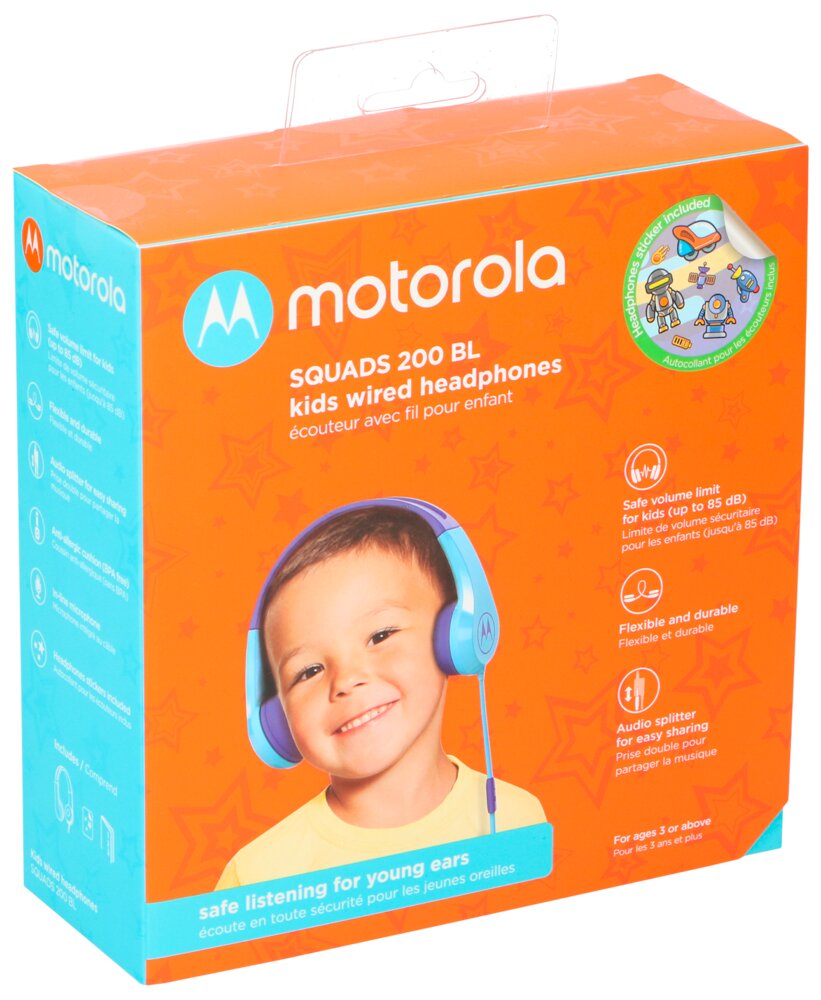 Motorola Hovedtelefoner til børn - blå