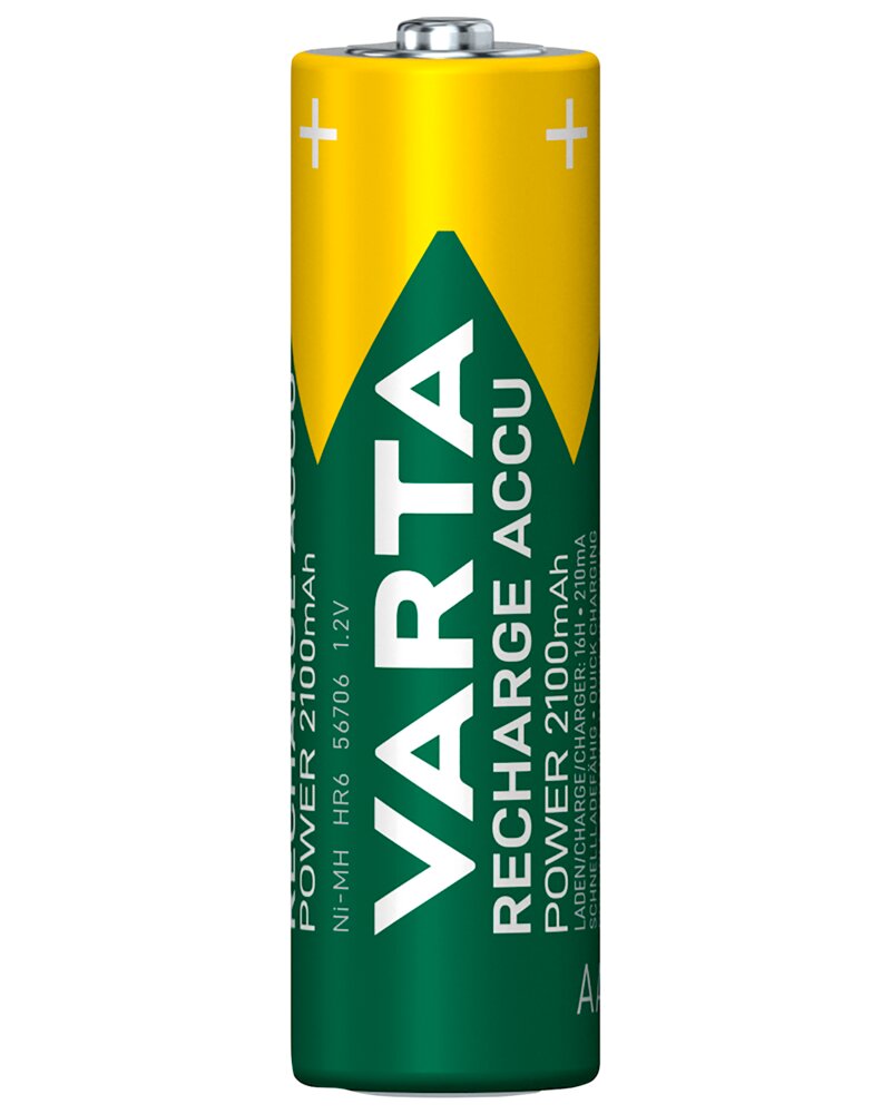 VARTA - Genopladelig batteri - AA 2100mAh 4-pak