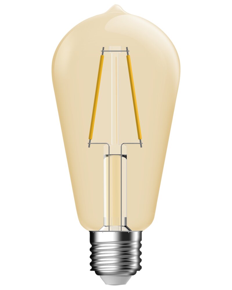 Cosna LED-filament 4W E27 ST64 gold dæmpbar
