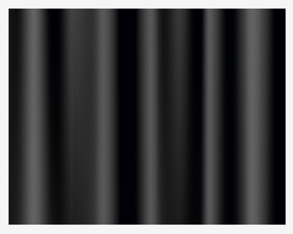 Badeforhæng Black H.200 x B.180 cm