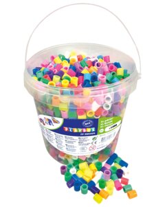 Playbox XL-perler 1400 stk. - pastel- og neonfarve
