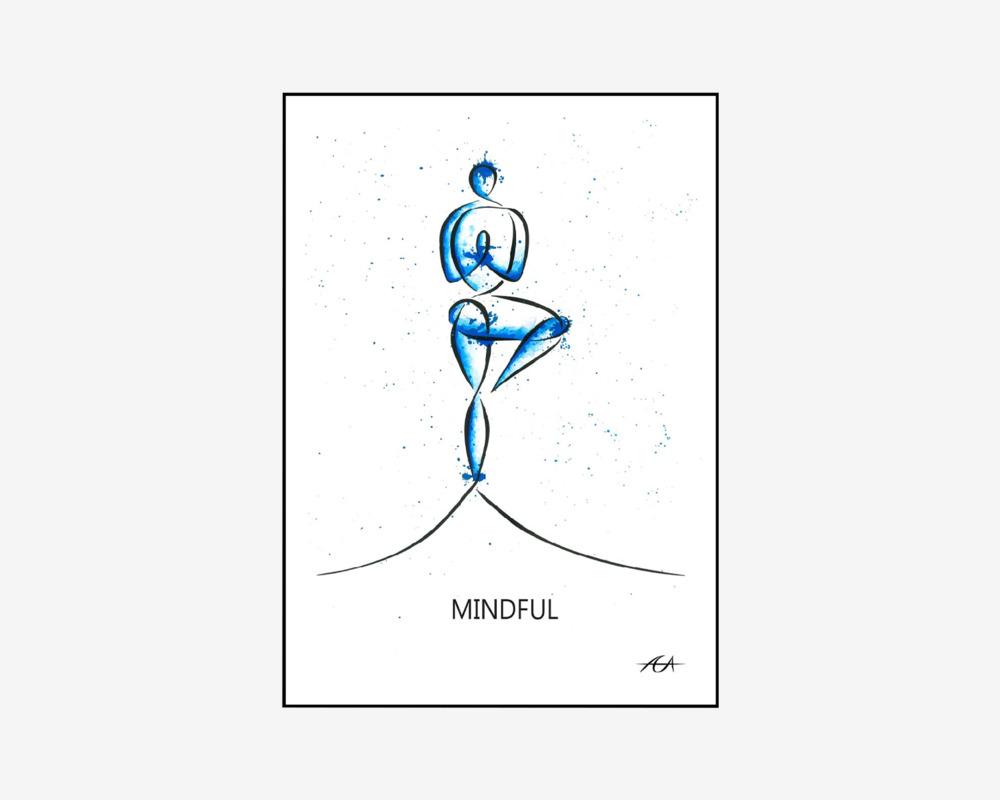 A3 Plakat Mindful Malet