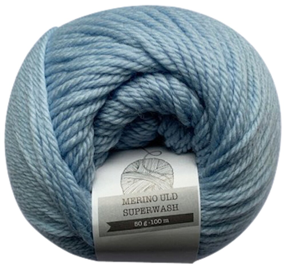 Merino Soft 50 g - baby blå