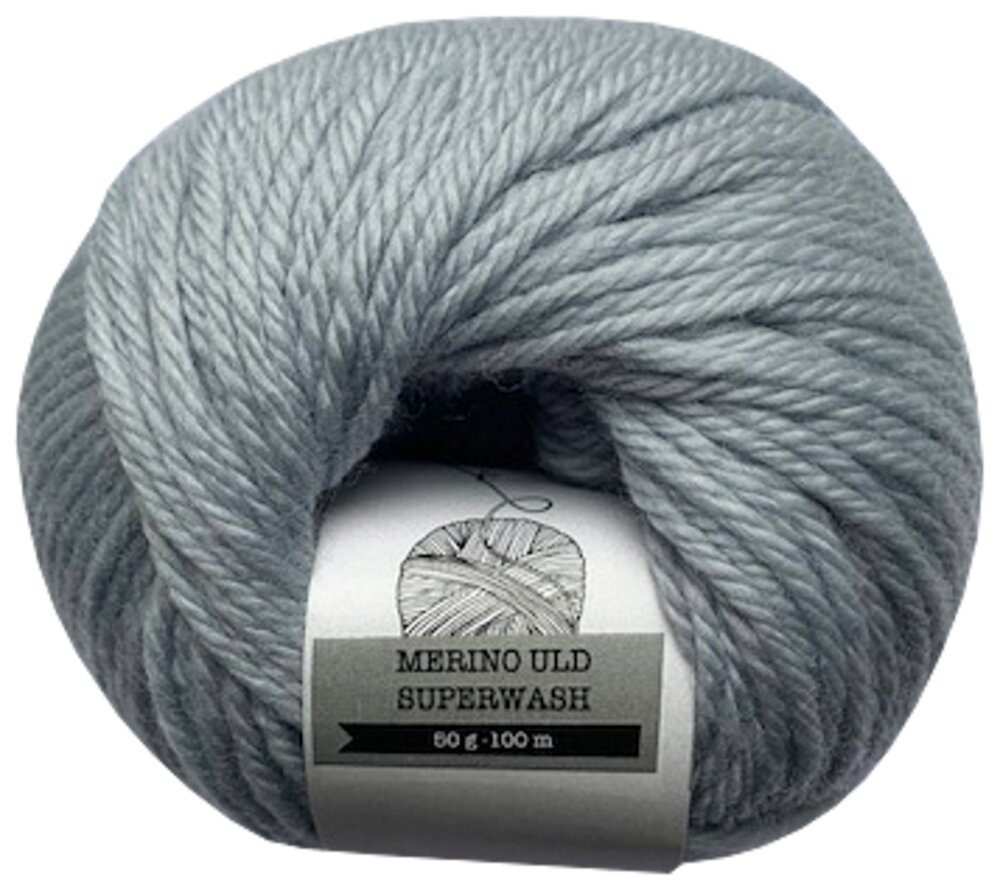 Merino Soft 50 g - lys grå