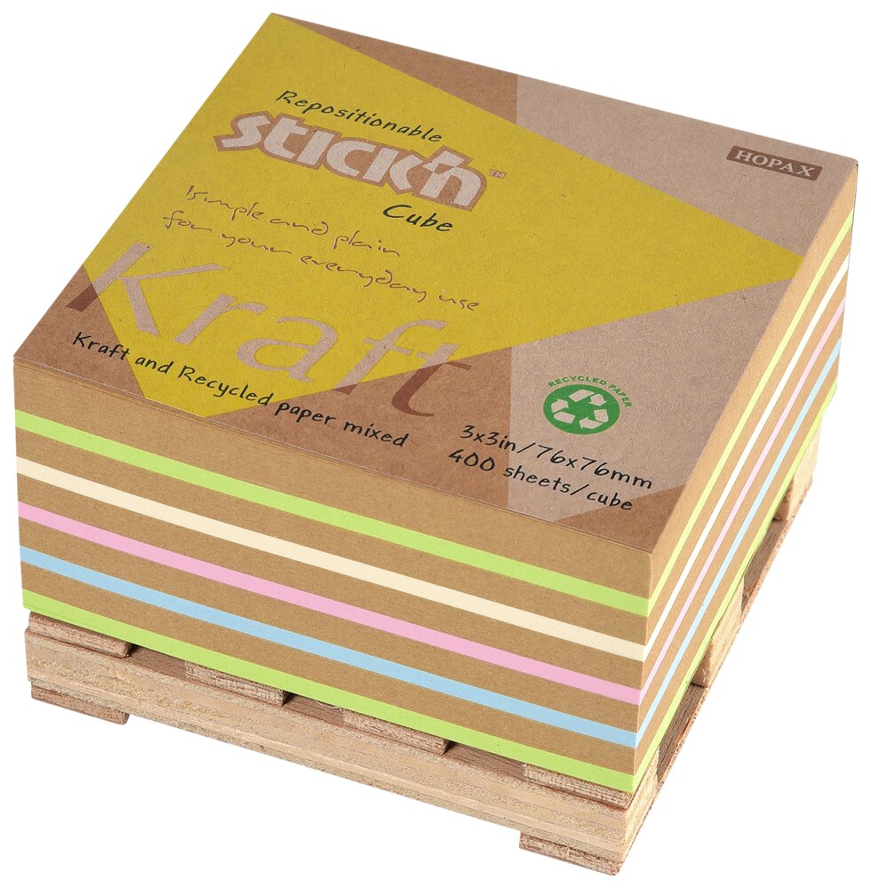 Sticky notes på palle 76 x 76 mm 400 ark