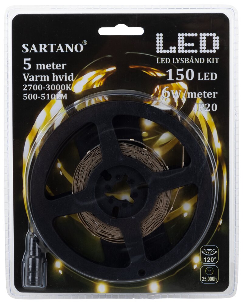 SARTANO - Flexstrip med LED - 5 meter