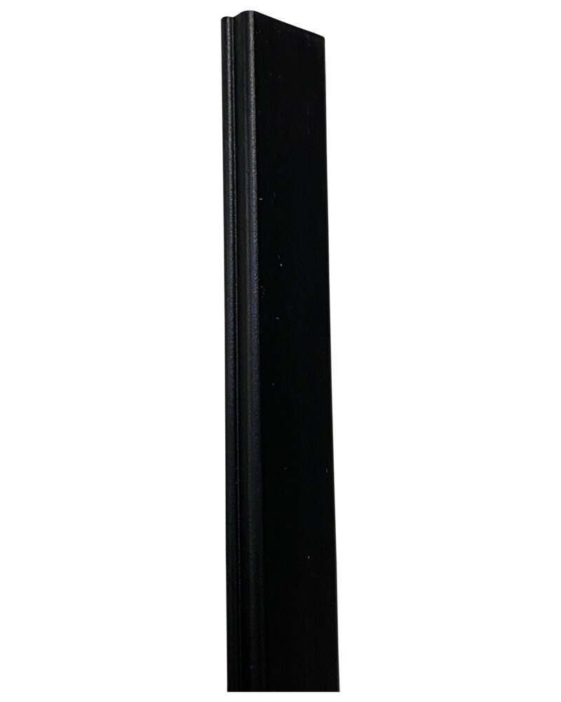 Dækliste til komposithegn 200 cm - sort