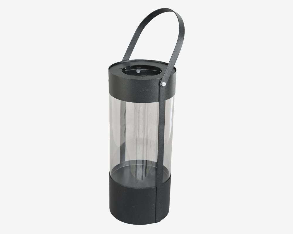Lanterne Cylinder Sort H.40 cm 