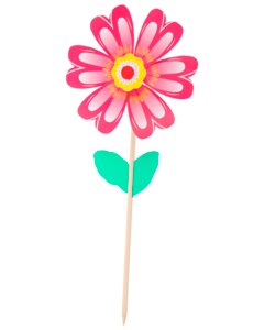Vindmølle blomst H.96 cm - Assorterede farver