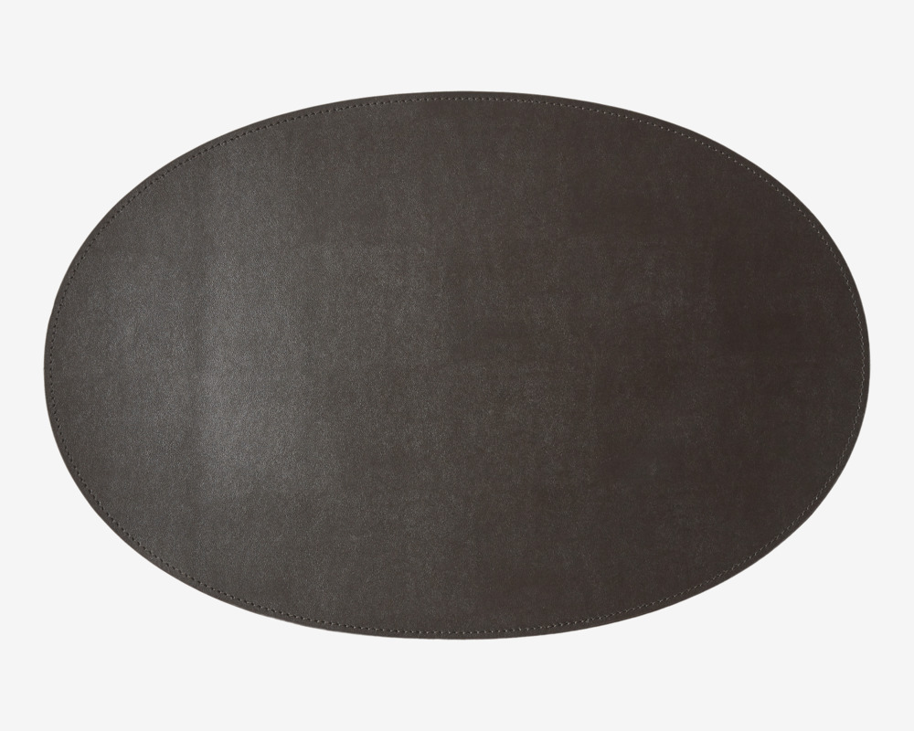 Dækkeserviet Oval Mørk Brun 30x45 cm