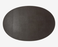 Dækkeserviet Oval Mørk Brun 30x45 cm