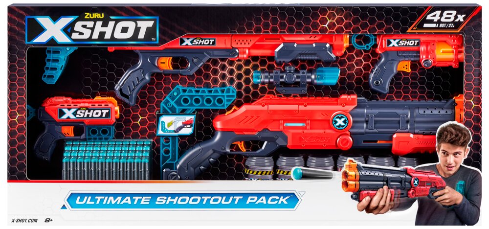 X-Shot Ultimate Shootout - assorterede designs