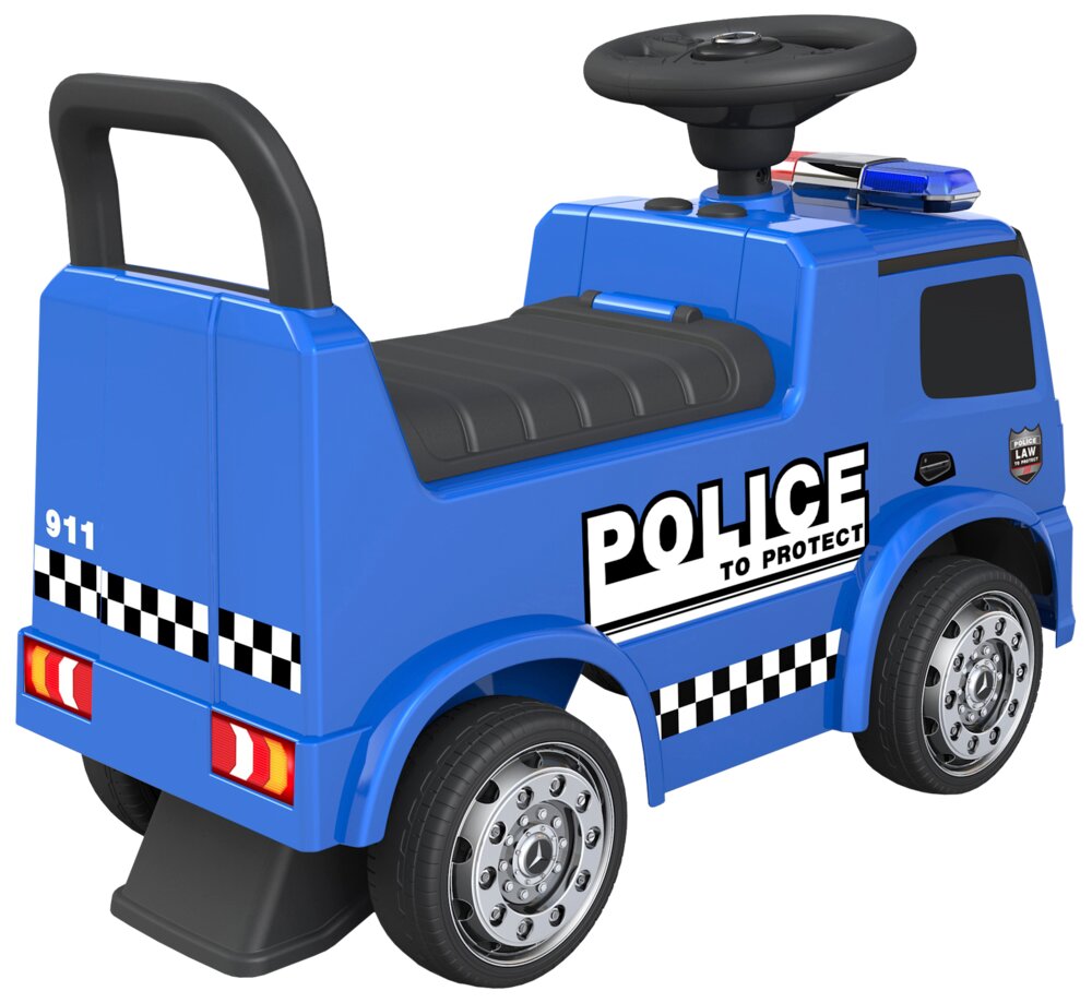 Mercedes Gåbil Antos politibil - blå
