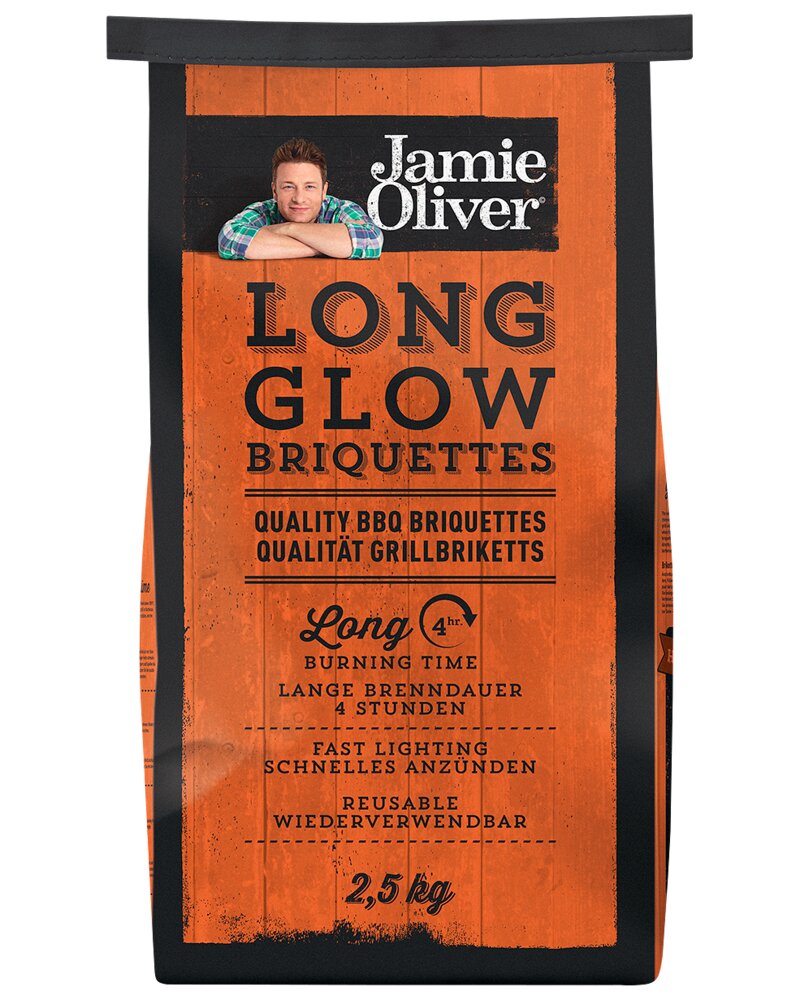 Jamie Oliver - Grillbriketter Long Glow 2,5 kg
