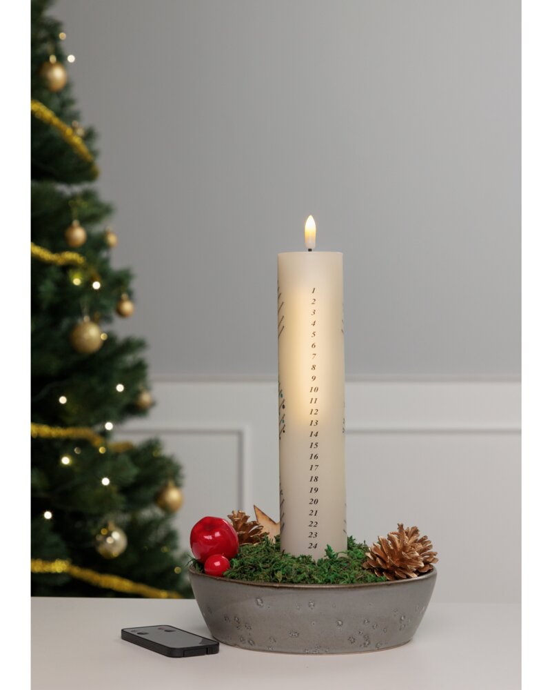 Nowel Kalenderlys LED - Juletræ