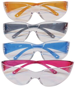 Beskyttelsesbriller voksen - assorterede farver