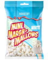 NORDTHY Marshmallows mini 160 g Hvid