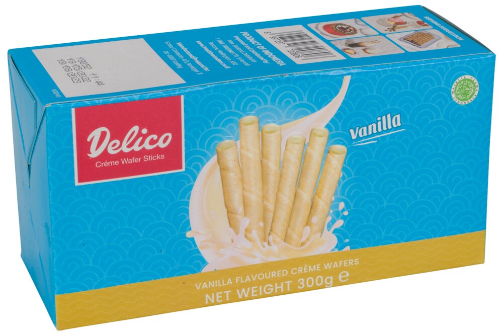 Delico Vaffelrør 300 g - Assorterede varianter