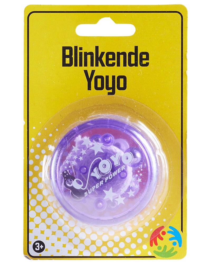 Blinkende yoyo - assorterede farver