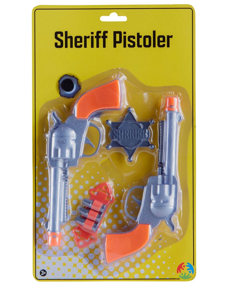 Sheriff pistolsæt