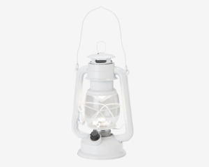 Lanterne LED H. 24,5 cm Hvid