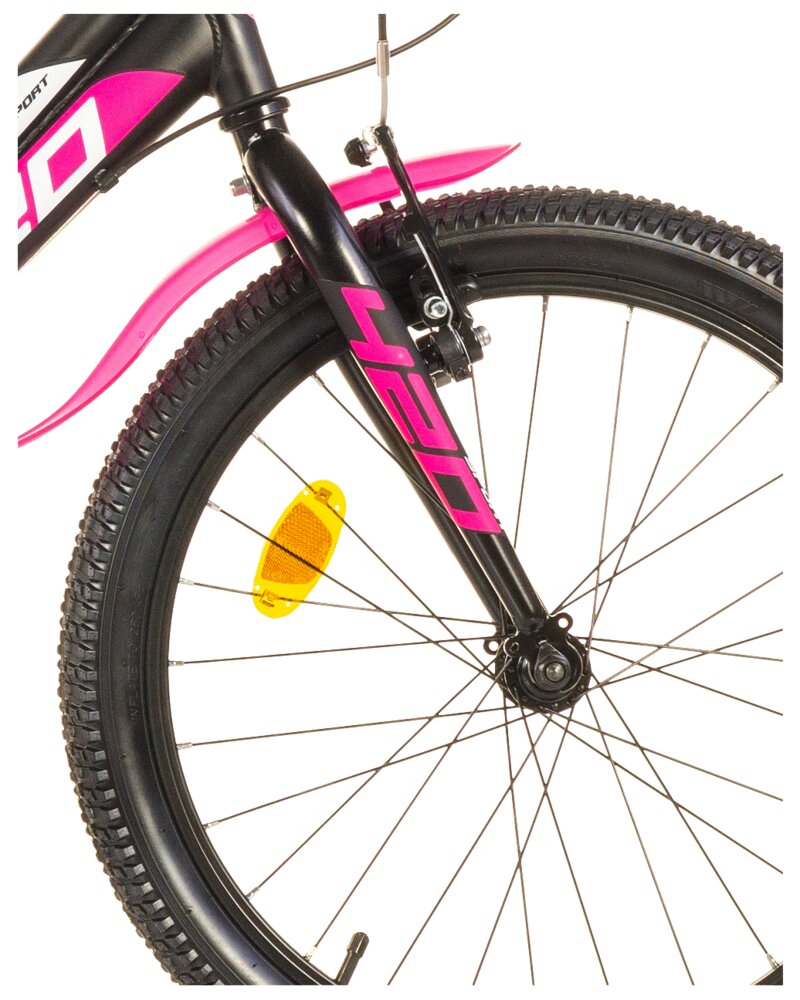 Aurelia 20" cykel med 6 gear - Sort/pink