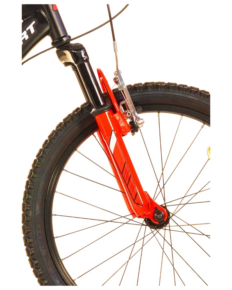 Aurelia 20" cykel med 6 gear - Sort/rød