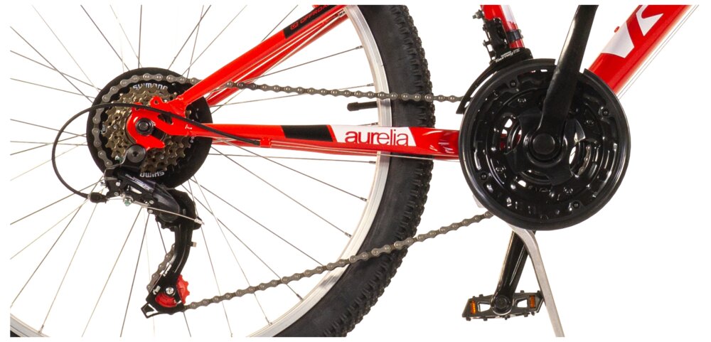 Aurelia 24" cykel med 18 gear - rød