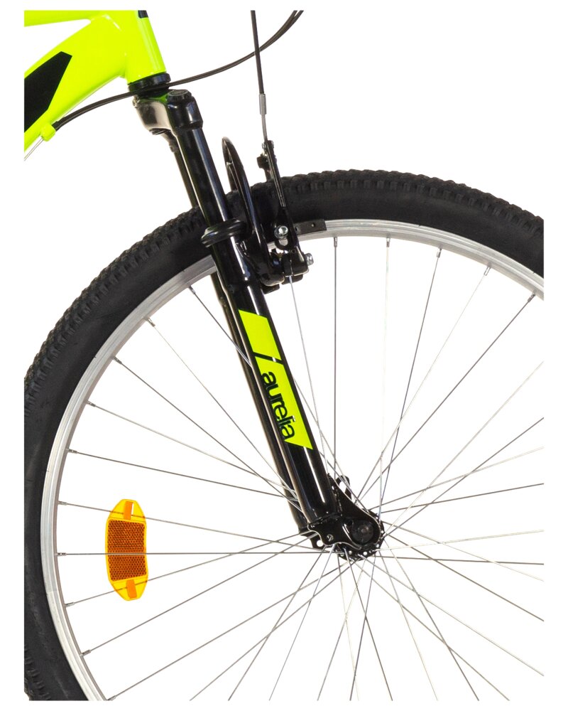 Aurelia 26" cykel med 18 gear - fluo gul