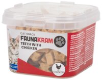 Faunakram Kattesnacks med kyllingsmag 100 g
