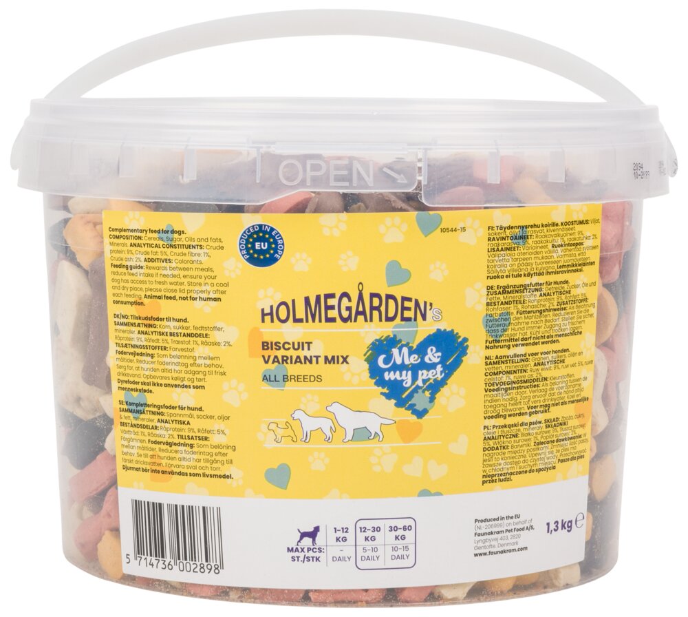 Holmegården's Hundekiks mix 1,3 kg