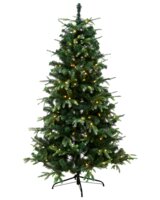 NORDIC WINTER Kunstigt juletræ LED + stjerne 200 cm