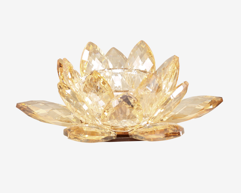 Lysestage Lotus Large Amber 