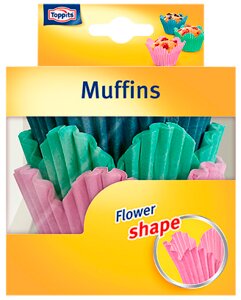 Toppits muffinform blomst 36 stk
