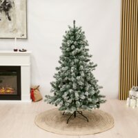 NORDIC WINTER Kunstigt juletræ med LED og sne 180cm