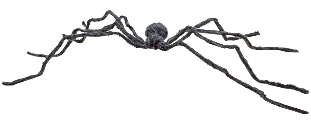 Halloween Ekstra stor edderkop 230 cm