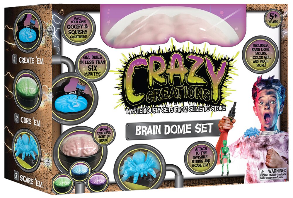 Crazy Creations hjerne 10 dele