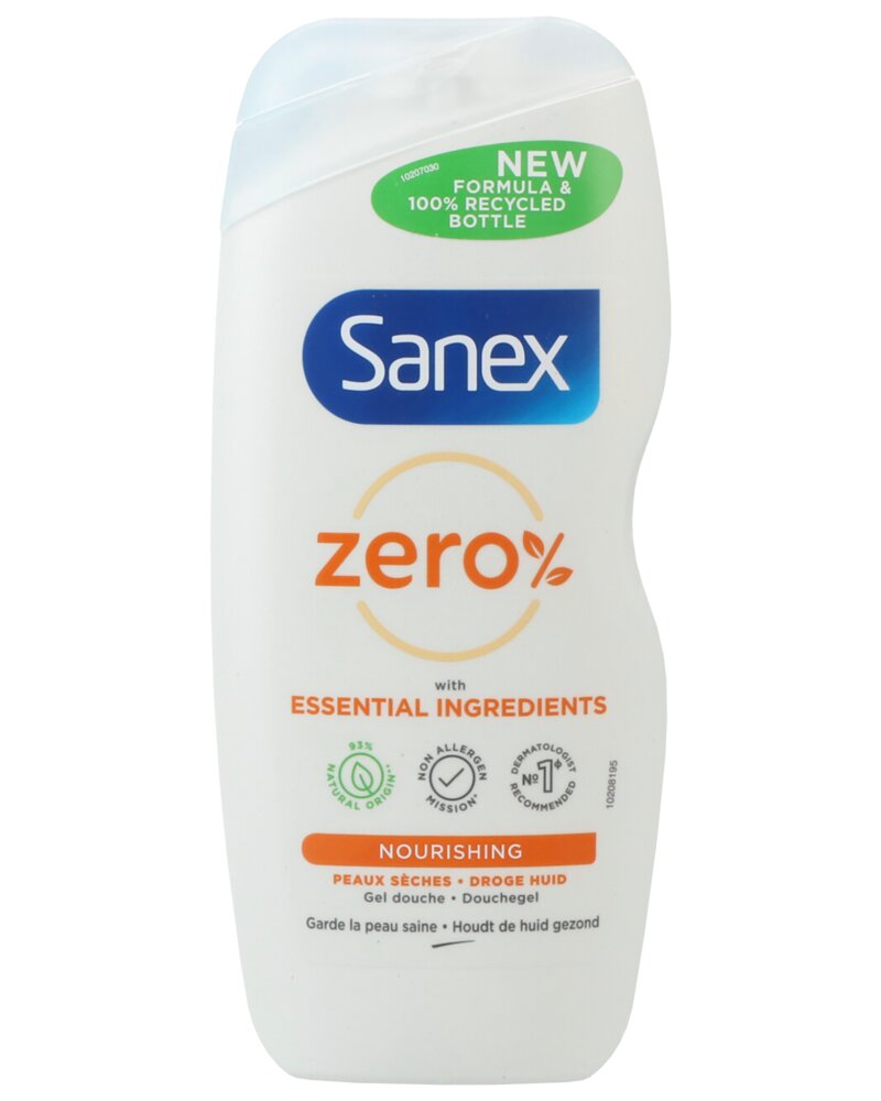 Sanex Zero% Showergel 250 ml - nourishing