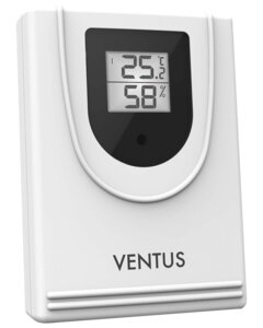 Ventus trådløs termohygrometer med Sensor