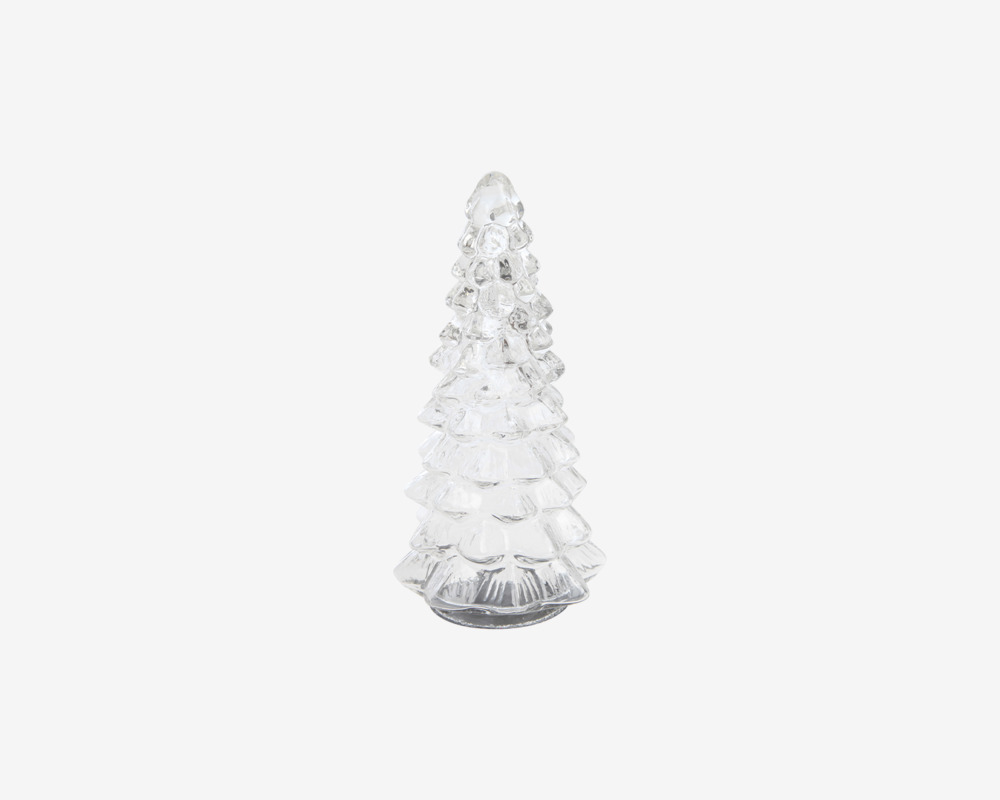 Dekorationstræ Glas Klar H.20 cm 