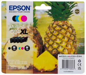 Epson Blæk multipack 604XL - sort + farver