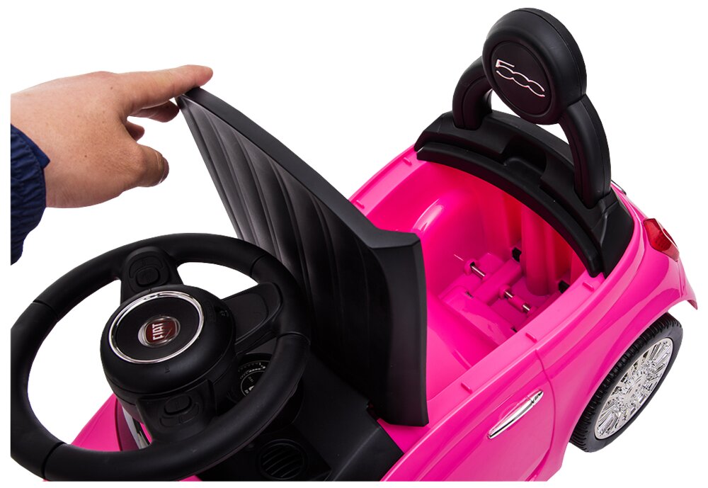 Nordic Play FIAT 500 gåbil - pink