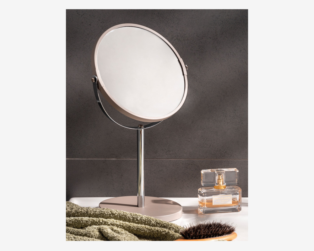Bordspejl Grå Ø.18 cm 