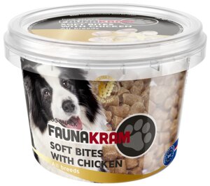Faunakram Hundesnacks Kylling soft 200 g