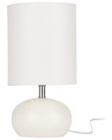 Bordlampe H. 24,5 cm - hvid