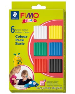 Staedtler FIMO kids Modellervoks basic 6-pak