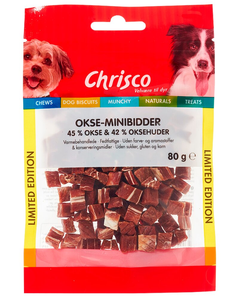 Chrisco Oksebidder 80 g